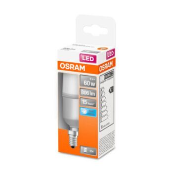 OSRAM LED žiarovka E14 Classic Stick matná 4000K8W