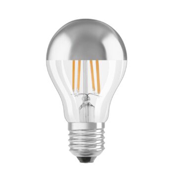 OSRAM LED žiarovka E27 6,5W Mirror silver 2.700K