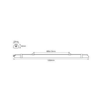 OSRAM LED žiarovka do vlhkých priestorov SUBMARINE SLIM VALUE, 125 cm, IP65