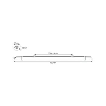 OSRAM LED žiarovka do vlhkých priestorov SUBMARINE SLIM VALUE, 72 cm, IP65