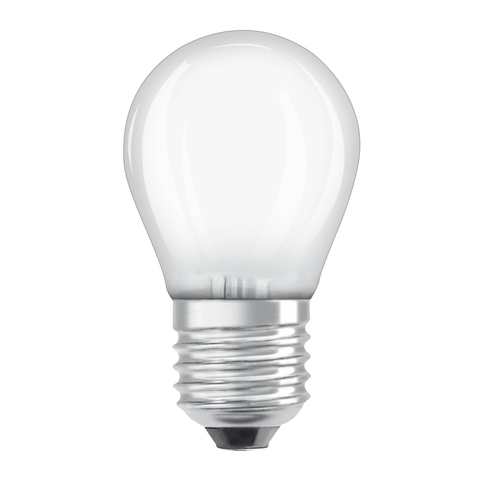 OSRAM LED žiarovka kvapka matná E27 2,2W 2700K 470lm OSRAM LED žiarovka kvapka matná E27 2,2W 2700K 470lm