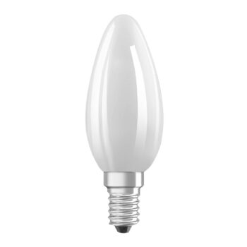 OSRAM LED žiarovka sviečka matná E14 1,2W 2700K 255lm