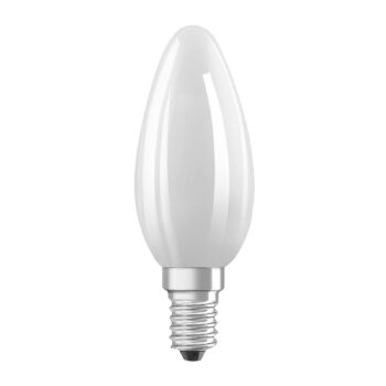 OSRAM LED žiarovka sviečka matná E14 1,2W 4000K 255lm