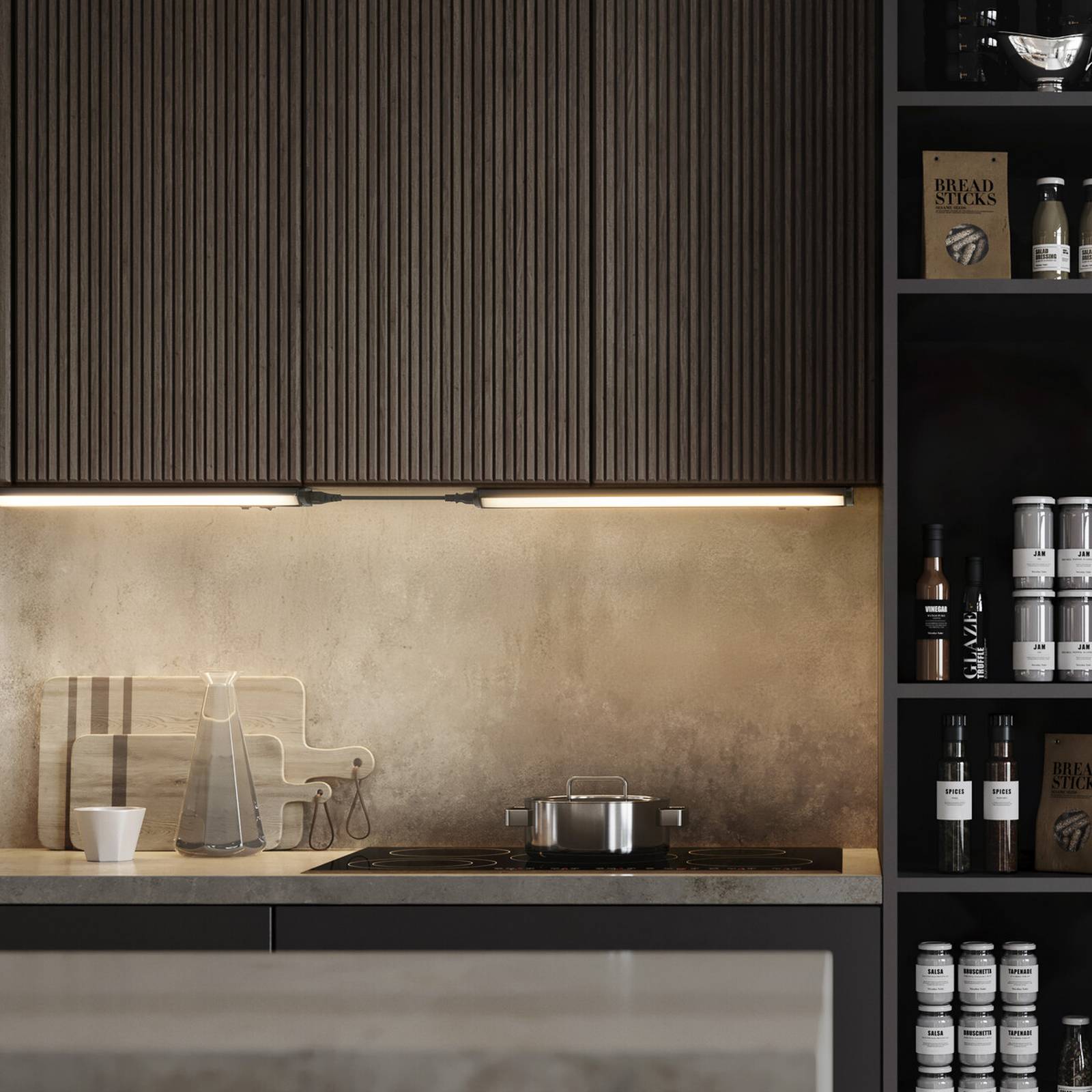 OSRAM Nábytková lampa Linear Turn connect čierna 55 cm CCT stmievateľné OSRAM Nábytková lampa Linear Turn connect čierna 55 cm CCT stmievateľné