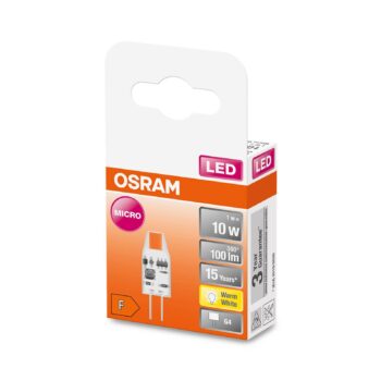 OSRAM PIN Micro LED pätica G4 1 W 100 lm 2 700 K