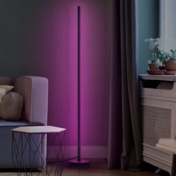 OSRAM SMART+ WiFi LED stojacia lampa ROUND čierne 140 cm RGB CCT