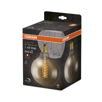 OSRAM Vintage 1906 E27 7W LED G125 822 zlatá stmievateľná