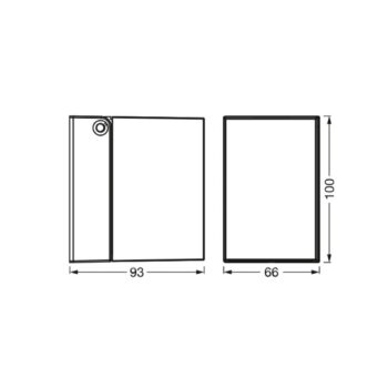 OSRAM Vonkajšie nástenné svietidlo ENDURA CLASSIC CUBE, biele kovové IP44