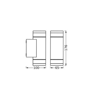 OSRAM Vonkajšie nástenné svietidlo ENDURA CLASSIC IVE, tmavošedé, IP65