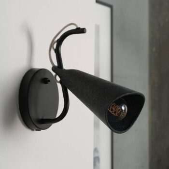 OSRAM nástenné svetlo Decor Bell, čierne, oceľ, E27