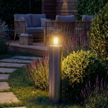 OSRAM päticová lampa ENDURA CLASSIC EBRO, nerezová oceľ, 49 cm IP44