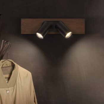 OSRAM stropné bodové svetlá MERCURY čierny 2-bodové svetlá GU10-LED 927