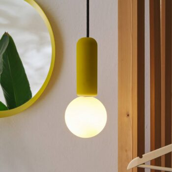 OSRAM závesné svietidlo Decor Concrete Mic, žlté, betón, G9