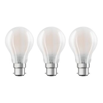 OSRAM ziarovka B22d Classic 827 6,5W sada3 matná