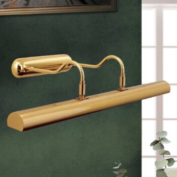 Obrazové svietidlo Lariga, mosadzné, kov, 65 cm, E14