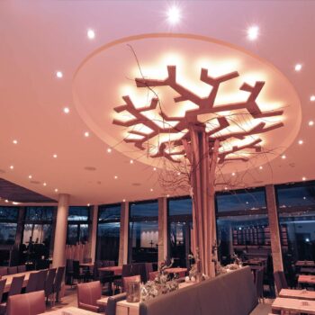 Otočný NV zapustený prstenec 68, medený brúsený