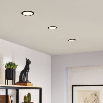 Paulmann Cole bodové svetlá GU10, čierna/strieborná