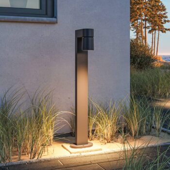 Paulmann LED svetlo na chodník Kimu 1, antracitová farba, 3 000 K