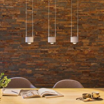 Paulmann LED závesné svietidlo Aldan, hliník, stmievateľné, 3-pl.