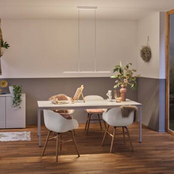 Paulmann Lento LED závesné svietidlo, biele, stmievateľné, Up-&Downlight