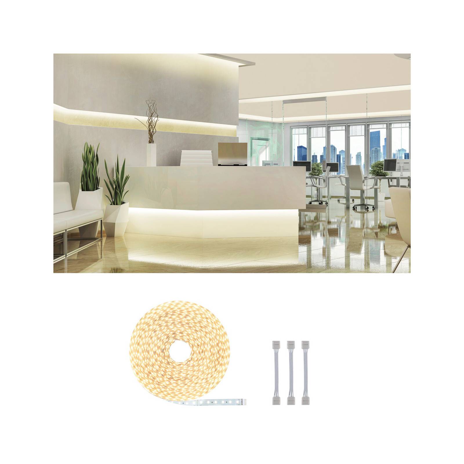 Paulmann MaxLED 500 LED pásik IP20 20m teplá biela Paulmann MaxLED 500 LED pásik IP20 20m teplá biela