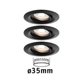 Paulmann Nova Mini Plus LED easydim 3 čierna
