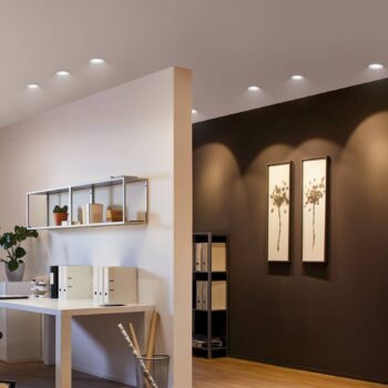 Paulmann Nova vstavaný bodový svietidlo IP65 okrúhle otočné biele