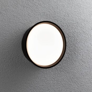 Paulmann Platomo LED vonkajšie nástenné svietidlo čierne