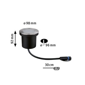 Paulmann Plug & Shine LED vstavané svetlo 4,5 W 1 jednotka