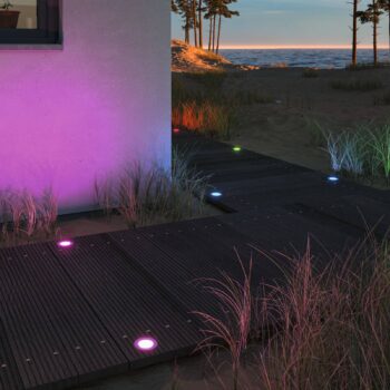 Paulmann Plug & Shine LED zapustené podlahové reflektory Podlahové RGBW