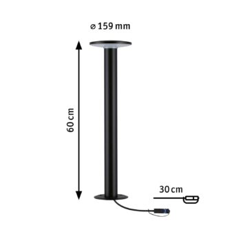 Paulmann Plug & Shine Plate LED pathway light 2 200K