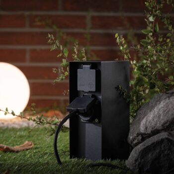 Paulmann Rio zásuvková lišta 2-násobná antracitová