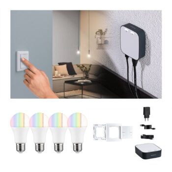 Paulmann Smart Home Set ZigBee 4x E27 9,3W LED matná RGBW