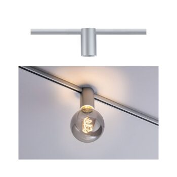 Paulmann URail Ceiling Socket E27, chróm, matná