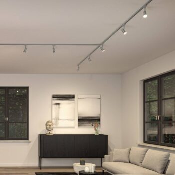 Paulmann URail-koľajnicový bodový svietidlo Runa,  matná chróm, GU10