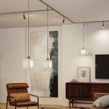 Paulmann URail tienidlo na lampu Verona 2Easy, sivá, 25 x 13 cm