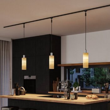 Paulmann URail tienidlo na lampu Vitus 2Easy, drevo, Ø 11 cm