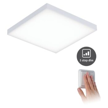 Paulmann Velora LED panel 3-step-dim, 22,5x22,5 cm