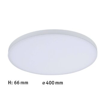 Paulmann Velora LED panel, Ø 40 cm, biela, 3 000 K