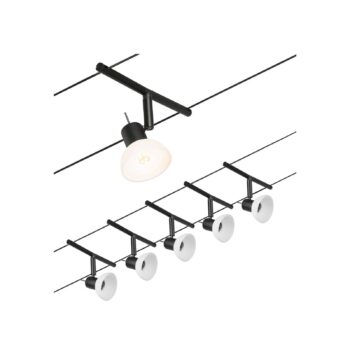 Paulmann Wire Sheela lankový systém 5-pl 5m čierna