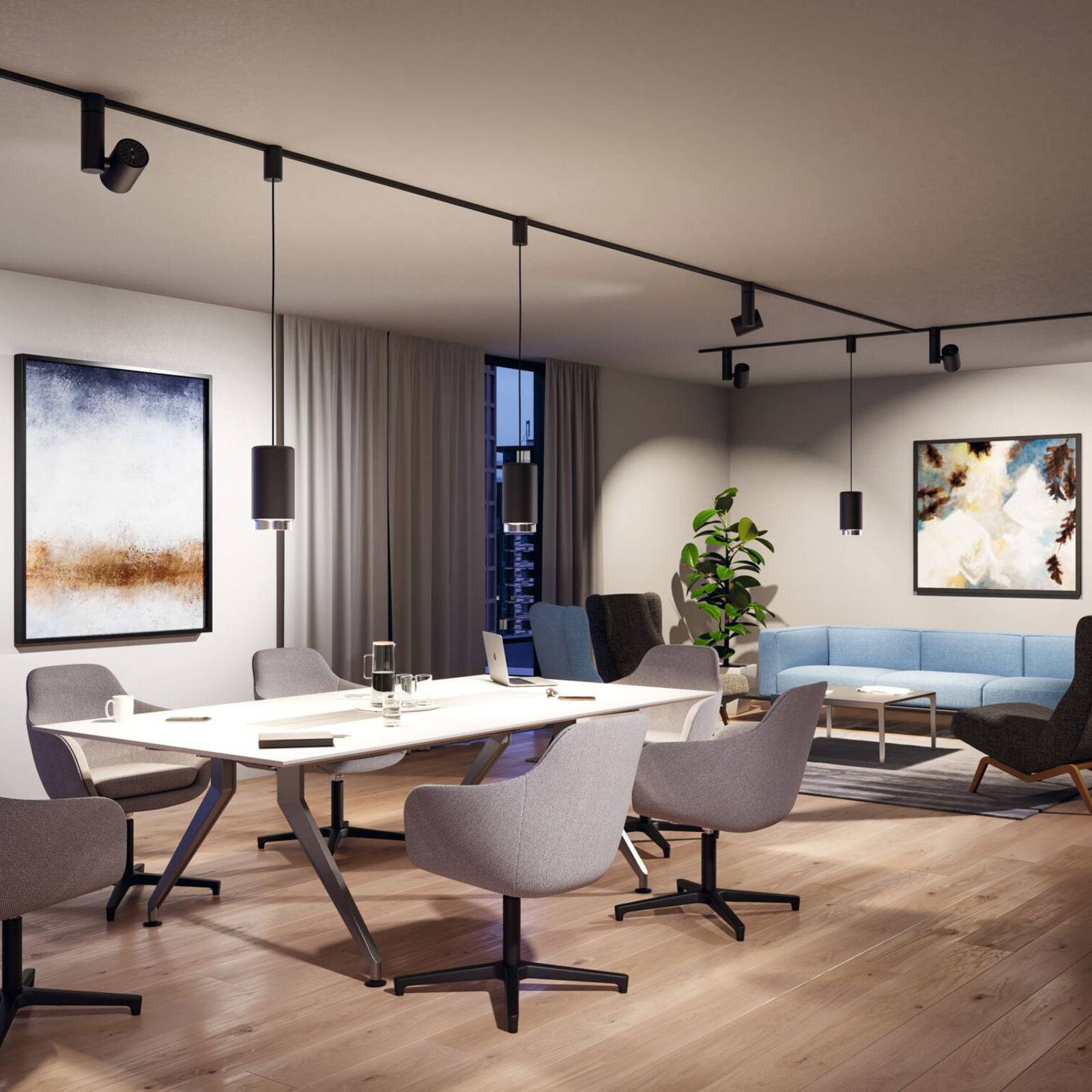 Paulmann Zeuz URail Spot 3 000K 15° čierna matná Paulmann Zeuz URail Spot 3 000K 15° čierna matná