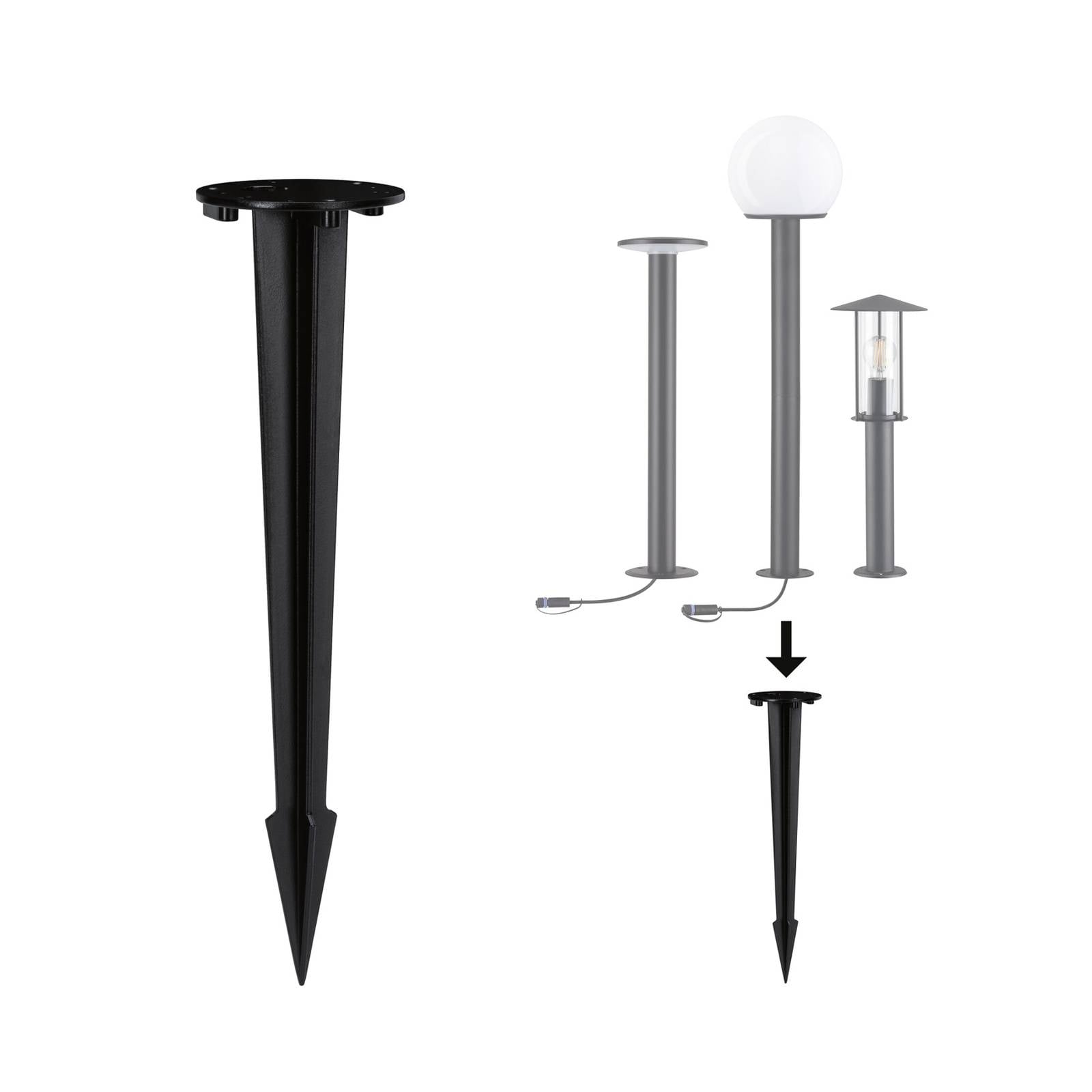 Paulmann hrot do zeme z kovu pre vonkajšie svetlá Paulmann hrot do zeme z kovu pre vonkajšie svetlá