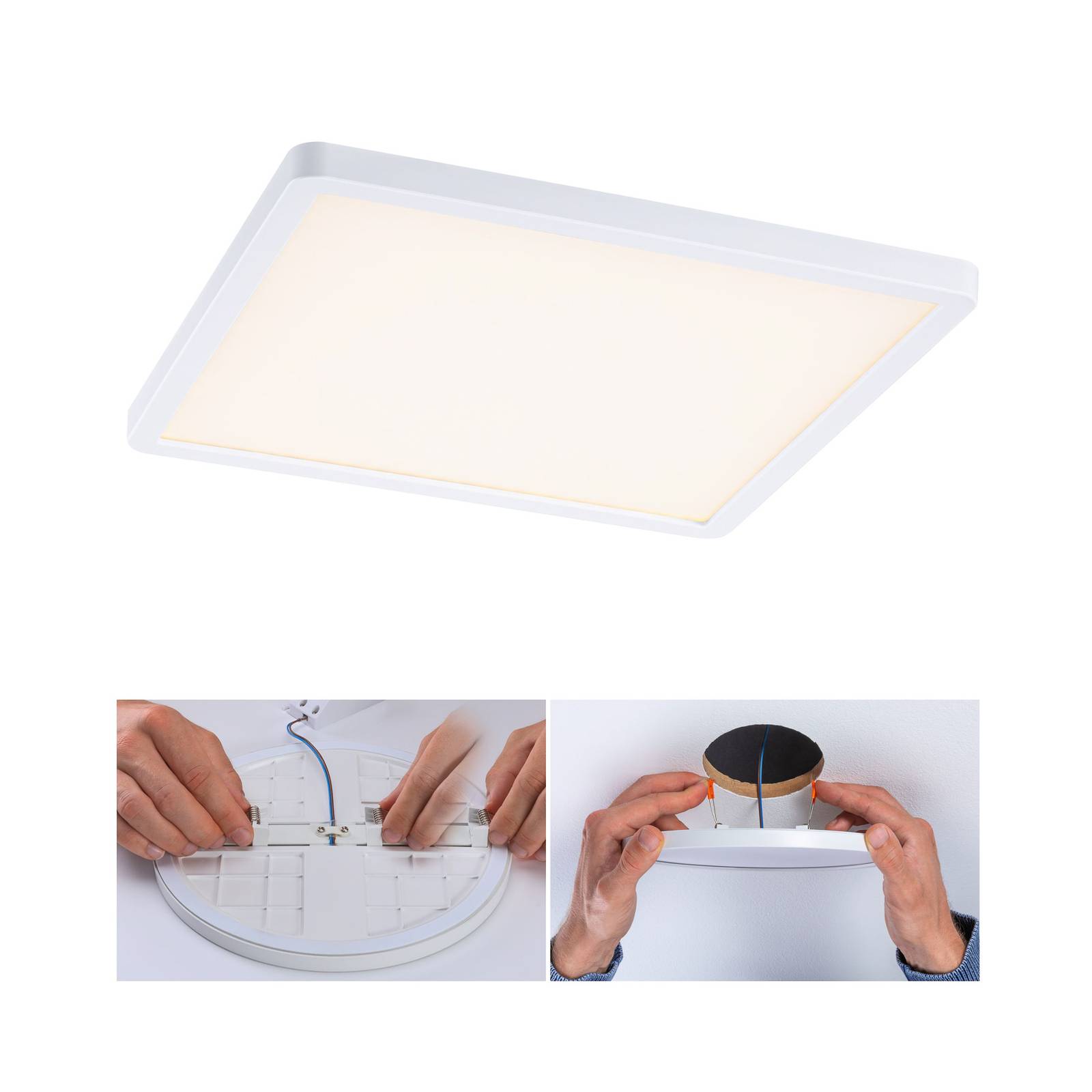 Paulmann panel Areo 830 hranatý biely 3step 23cm Paulmann panel Areo 830 hranatý biely 3step 23cm