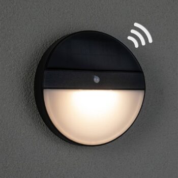 Paulmann solárne nástenné svetlo Elois, pohybový senzor