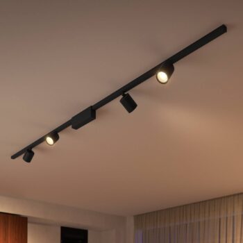 Philips Hue Perifo lištový systém 4x bodové svetlá čierne