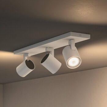 Philips Hue Runner LED bodové svetlá, 3-pl., stmievač, biele