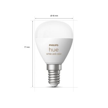 Philips Hue White&Color Ambiance E14 5,1 W, sada 2 ks
