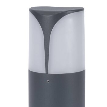 Podstavné svietidlo Forlight Astra, výška 30 cm, antracit, hliník