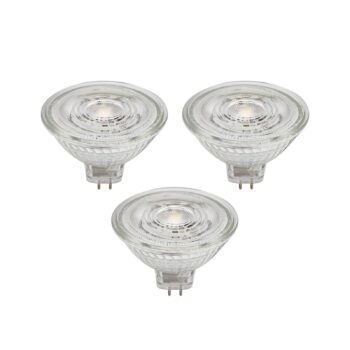 Prios LED reflektor GU5.3 4,9W 500lm 36° číry 830 sada 3 ks