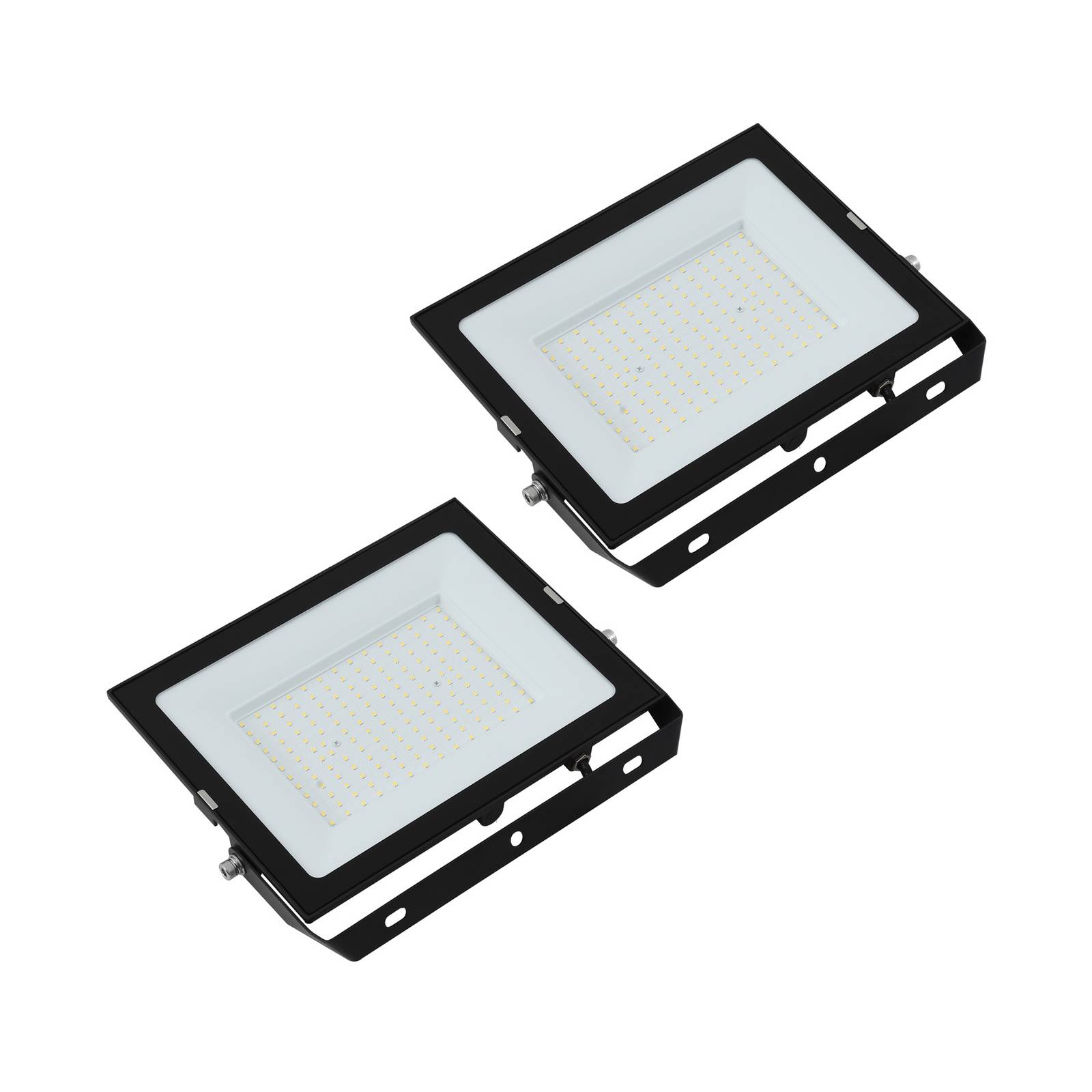 Prios LED reflektor vonkajší Maikel, 150 W, kov, sada 2 ks Prios LED reflektor vonkajší Maikel, 150 W, kov, sada 2 ks